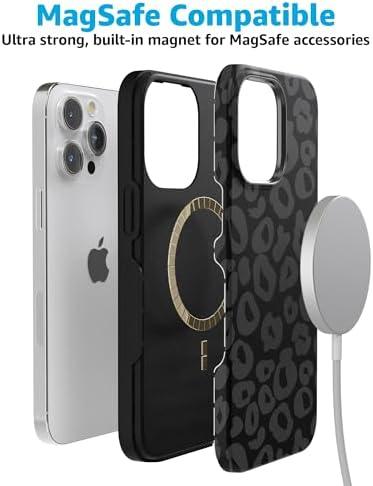 imageCasely iPhone 15 Pro Case  Keep It Classic  Crayola Crayon Box  Bold Protective Design  Compatible with MagSafeInto the Wild  Black Leopard