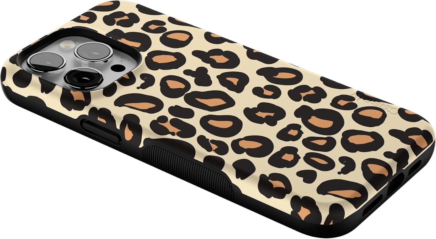 imageCasely iPhone 15 Pro Case  Keep It Classic  Crayola Crayon Box  Bold Protective Design  Compatible with MagSafeInto the Wild  Leopard Print