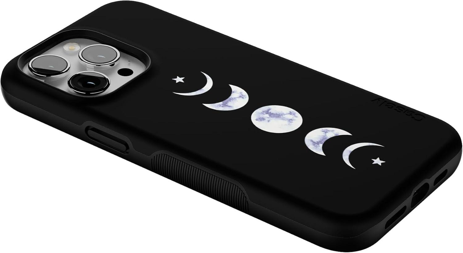 imageCasely iPhone 15 Pro Case  Keep It Classic  Crayola Crayon Box  Bold Protective Design  Compatible with MagSafeIts Just a Phase  Marble Moon