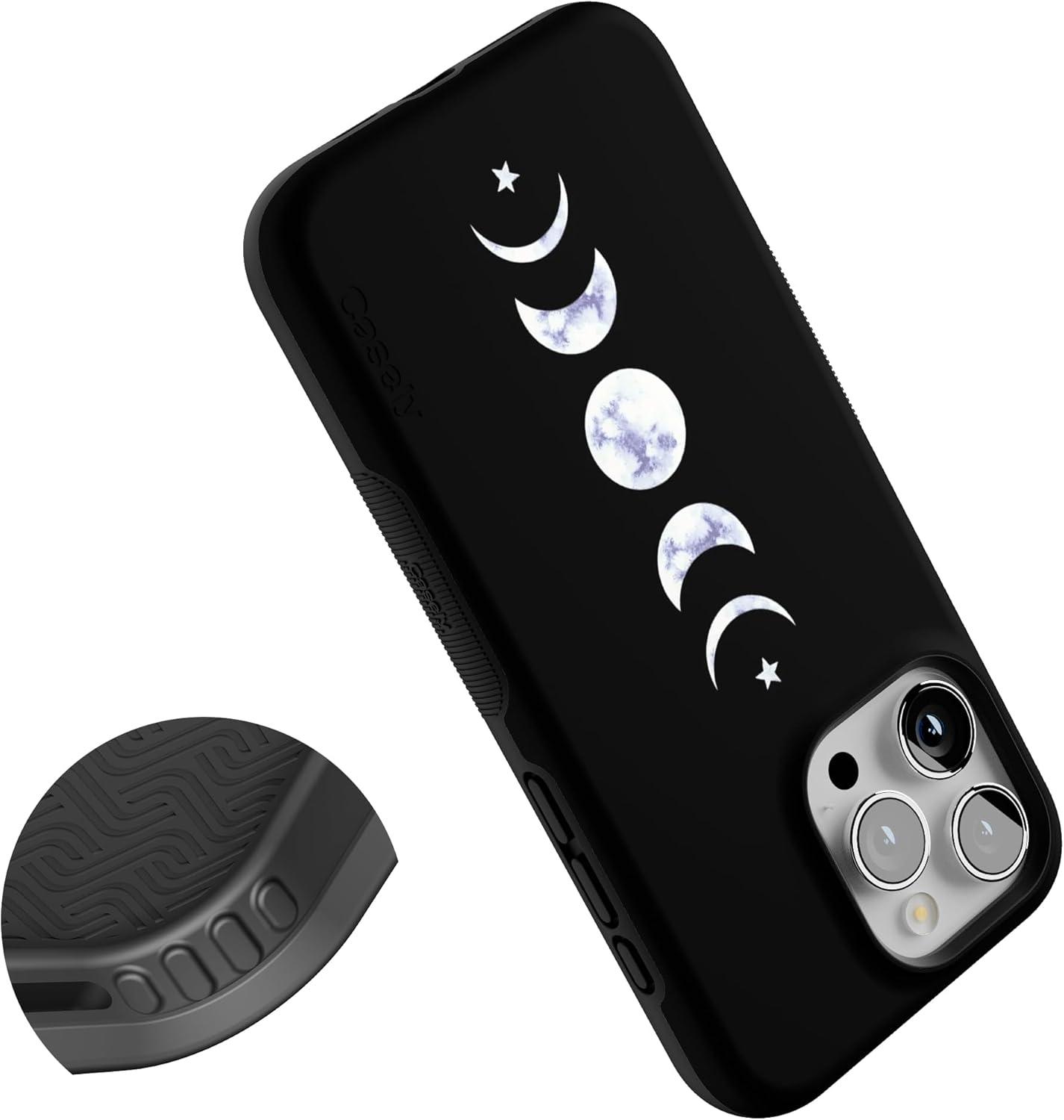 imageCasely iPhone 15 Pro Case  Keep It Classic  Crayola Crayon Box  Bold Protective Design  Compatible with MagSafeIts Just a Phase  Marble Moon