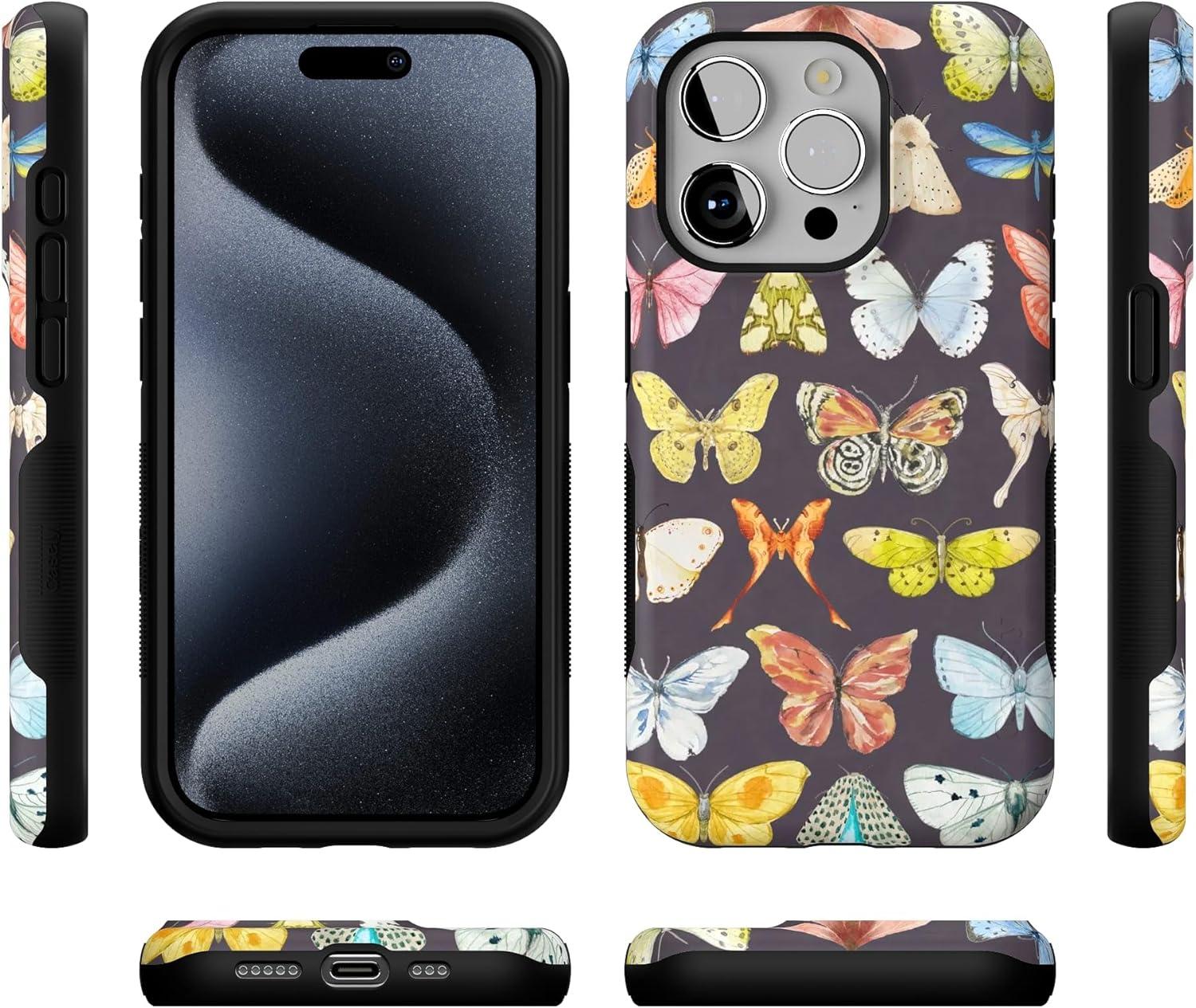 imageCasely iPhone 15 Pro Case  Keep It Classic  Crayola Crayon Box  Bold Protective Design  Compatible with MagSafeMidnight Monarch  Jenna Palek x Casely