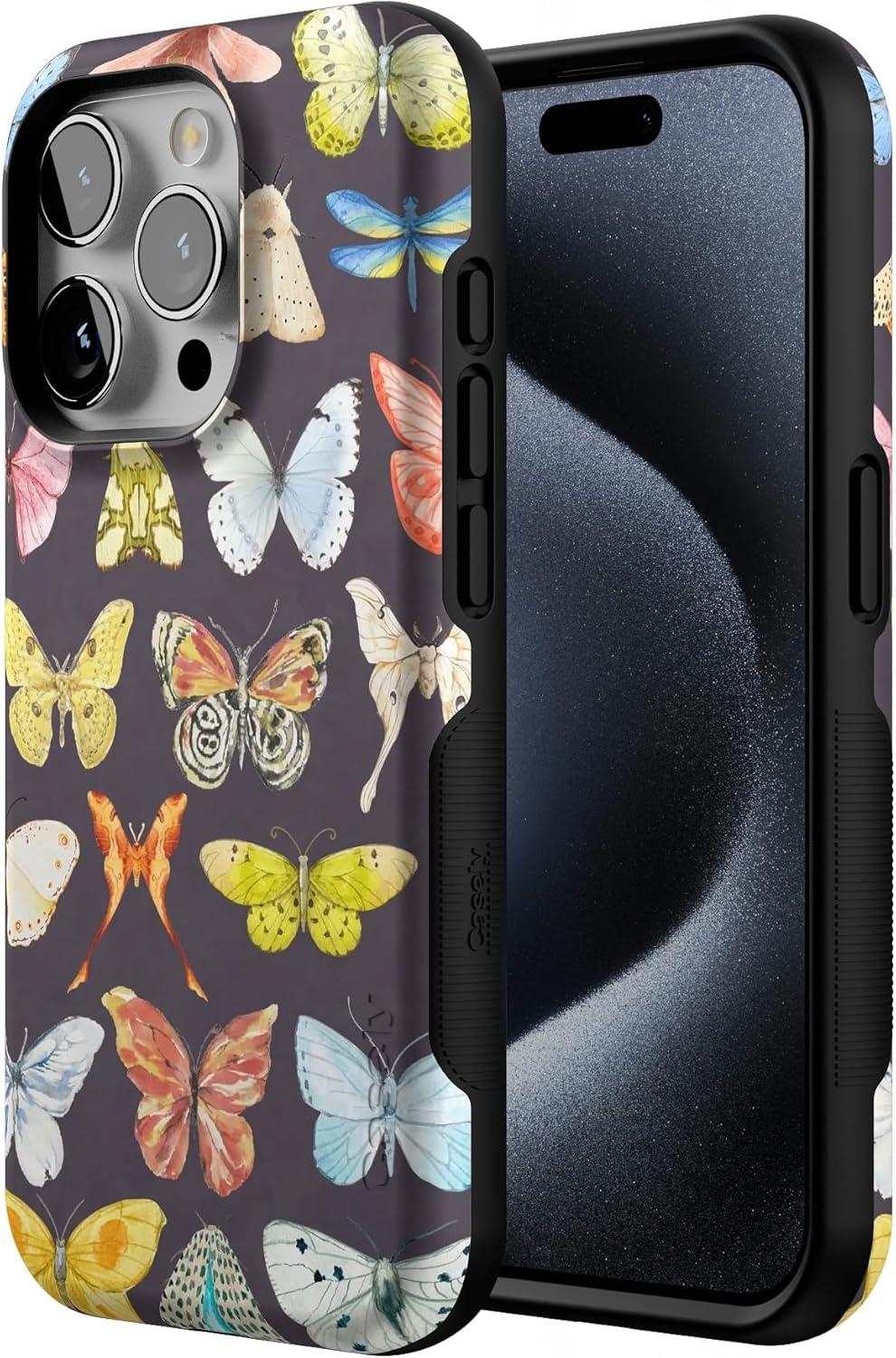 imageCasely iPhone 15 Pro Case  Keep It Classic  Crayola Crayon Box  Bold Protective Design  Compatible with MagSafeMidnight Monarch  Jenna Palek x Casely