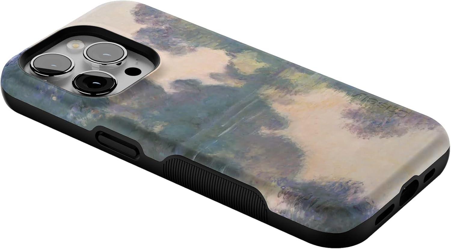 imageCasely iPhone 15 Pro Case  Keep It Classic  Crayola Crayon Box  Bold Protective Design  Compatible with MagSafeMonets Morning  The Met Museum Collection