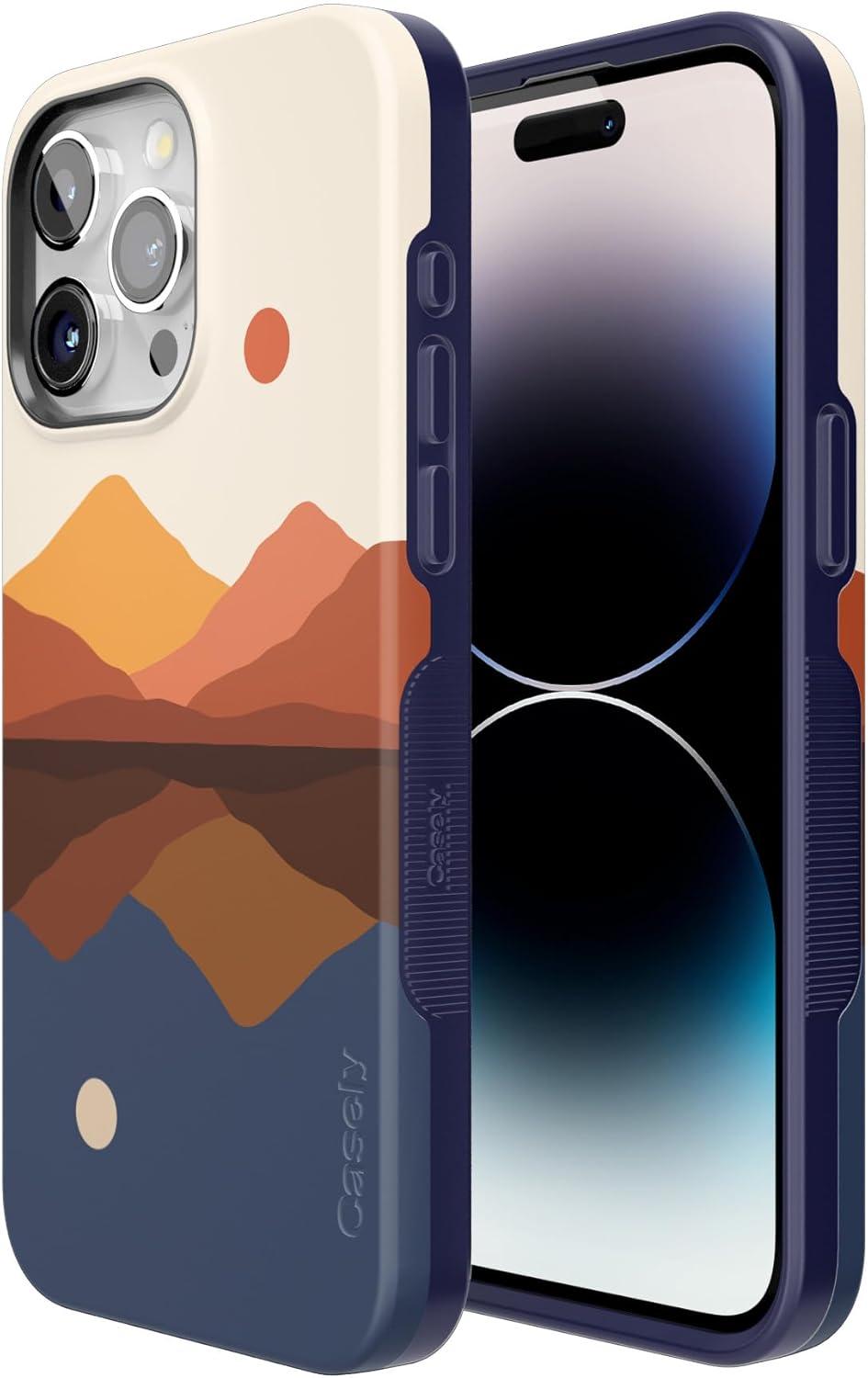 imageCasely iPhone 15 Pro Case  Keep It Classic  Crayola Crayon Box  Bold Protective Design  Compatible with MagSafeOpposites Attract  Day  Night Mountains