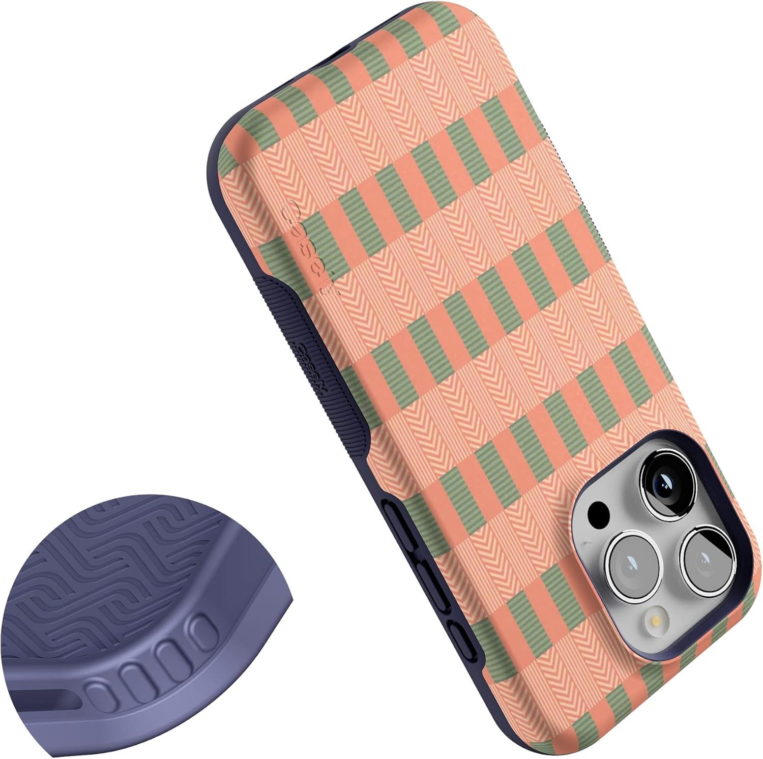 imageCasely iPhone 15 Pro Case  Keep It Classic  Crayola Crayon Box  Bold Protective Design  Compatible with MagSafePalm Beach  Grand Cabana