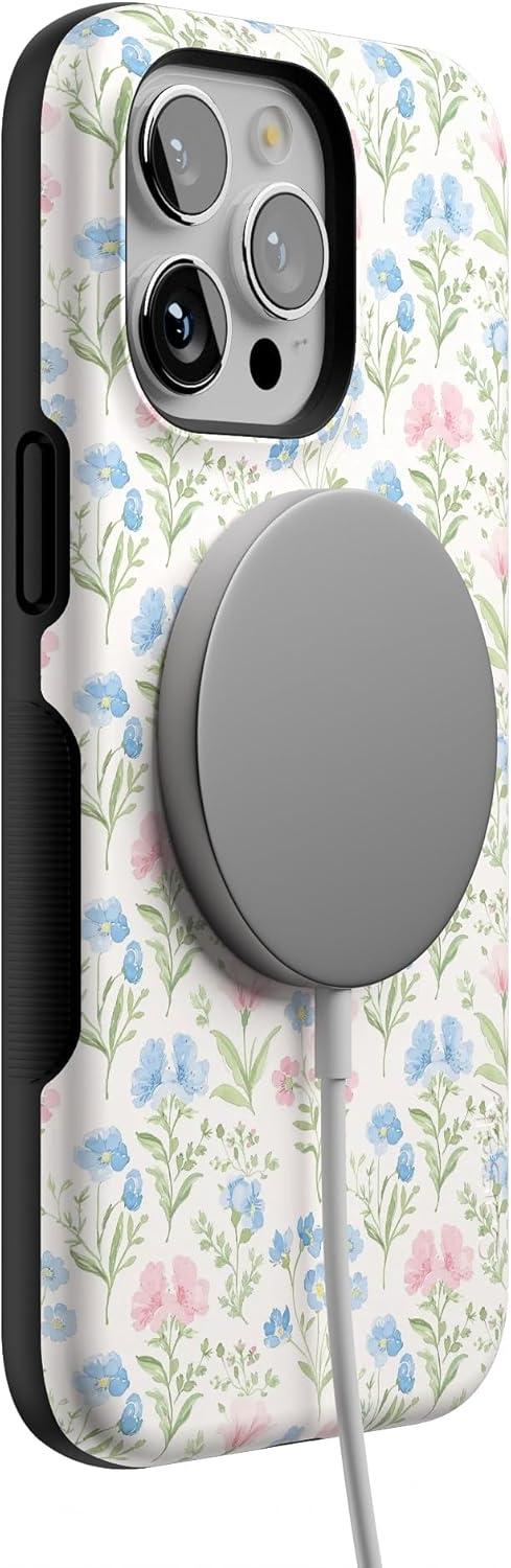 imageCasely iPhone 15 Pro Case  Keep It Classic  Crayola Crayon Box  Bold Protective Design  Compatible with MagSafePastel Garden  Sunday Best