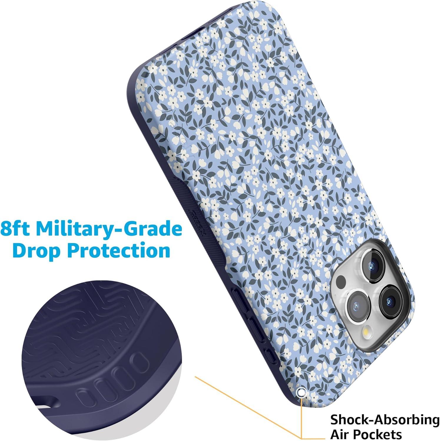 imageCasely iPhone 15 Pro Case  Keep It Classic  Crayola Crayon Box  Bold Protective Design  Compatible with MagSafePicking Daisies  Cottagecore