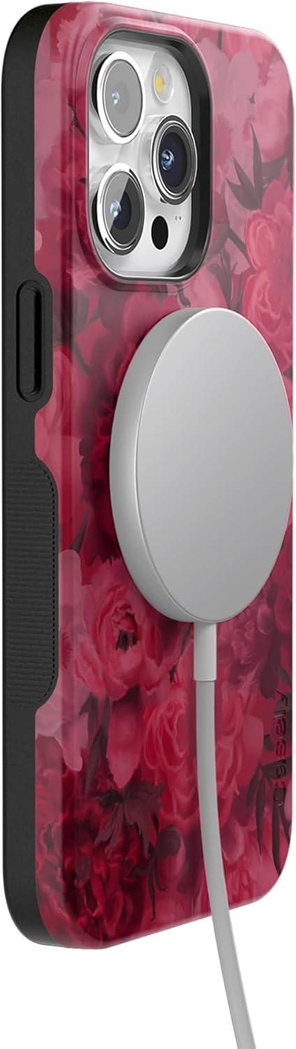 imageCasely iPhone 15 Pro Case  Keep It Classic  Crayola Crayon Box  Bold Protective Design  Compatible with MagSafeRomance Novel  Moody Floral