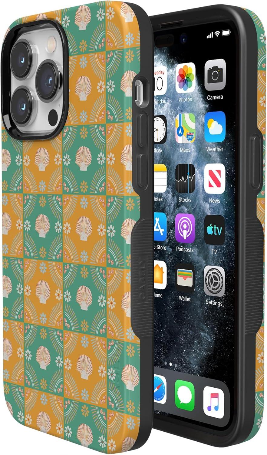 imageCasely iPhone 15 Pro Case  Keep It Classic  Crayola Crayon Box  Bold Protective Design  Compatible with MagSafeSea La Vie  Dippin Daisys Tropical Vacation