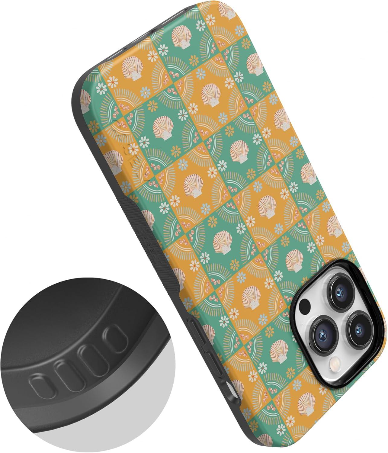 imageCasely iPhone 15 Pro Case  Keep It Classic  Crayola Crayon Box  Bold Protective Design  Compatible with MagSafeSea La Vie  Dippin Daisys Tropical Vacation