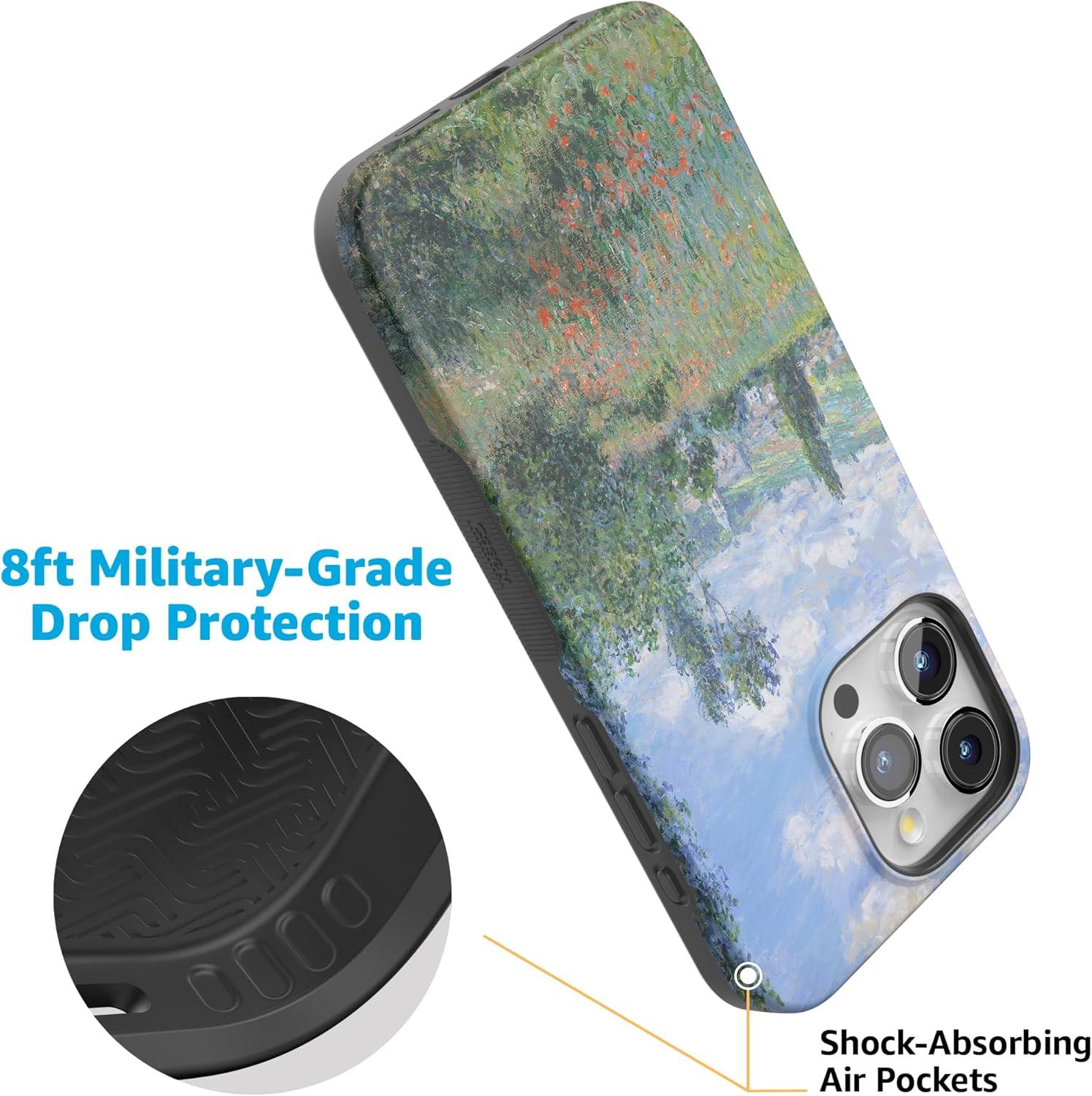 imageCasely iPhone 15 Pro Case  Keep It Classic  Crayola Crayon Box  Bold Protective Design  Compatible with MagSafeThe Met Museum  Monets View