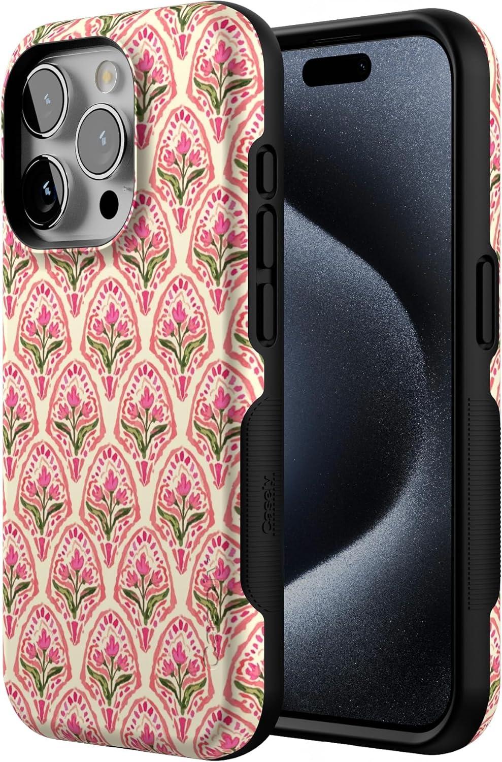 imageCasely iPhone 15 Pro Case  Keep It Classic  Crayola Crayon Box  Bold Protective Design  Compatible with MagSafeTulip Tapestry  Jenna Palek x Casely