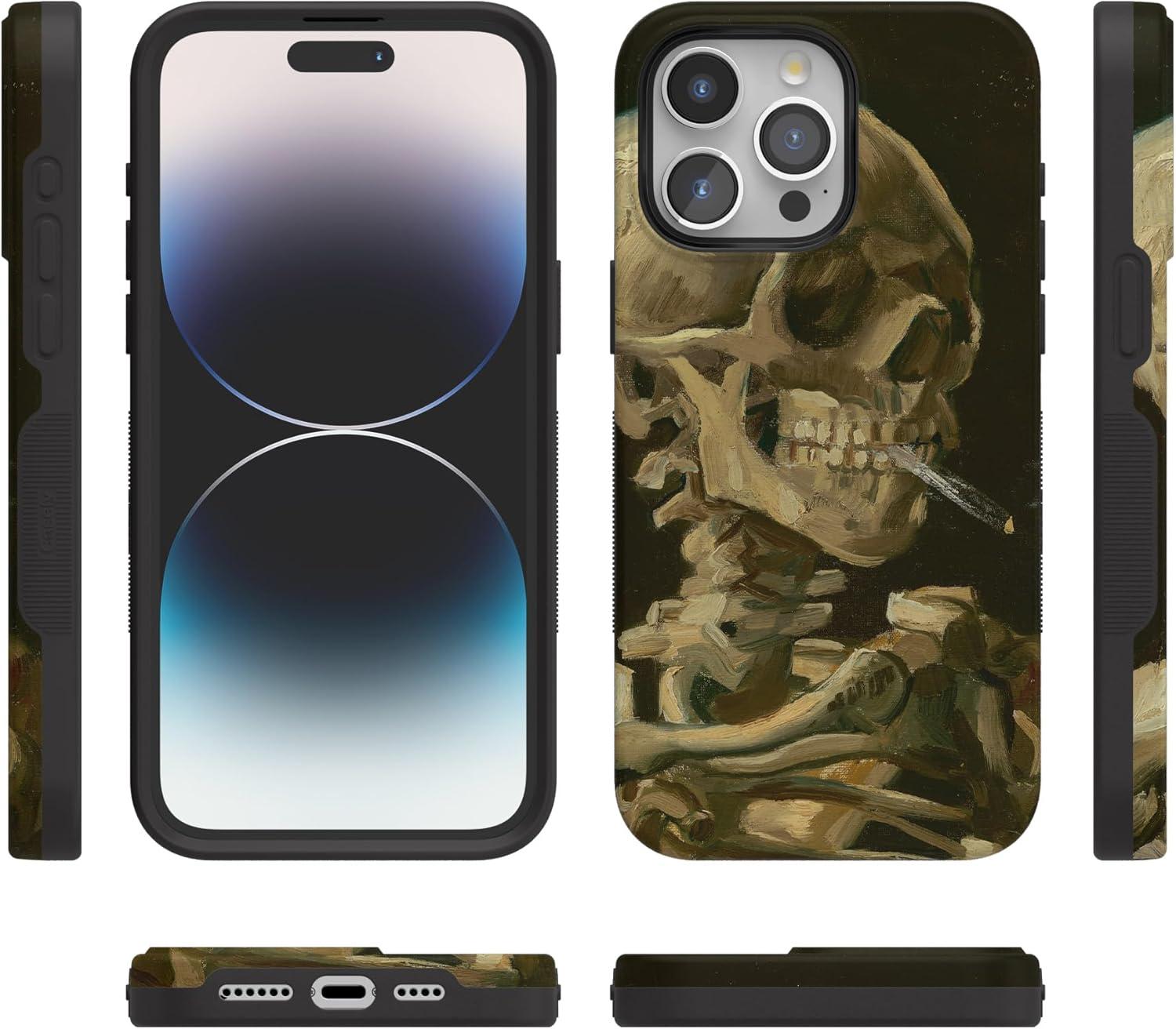 imageCasely iPhone 15 Pro Case  Keep It Classic  Crayola Crayon Box  Bold Protective Design  Compatible with MagSafeVan Gogh  After Hours  Skeleton