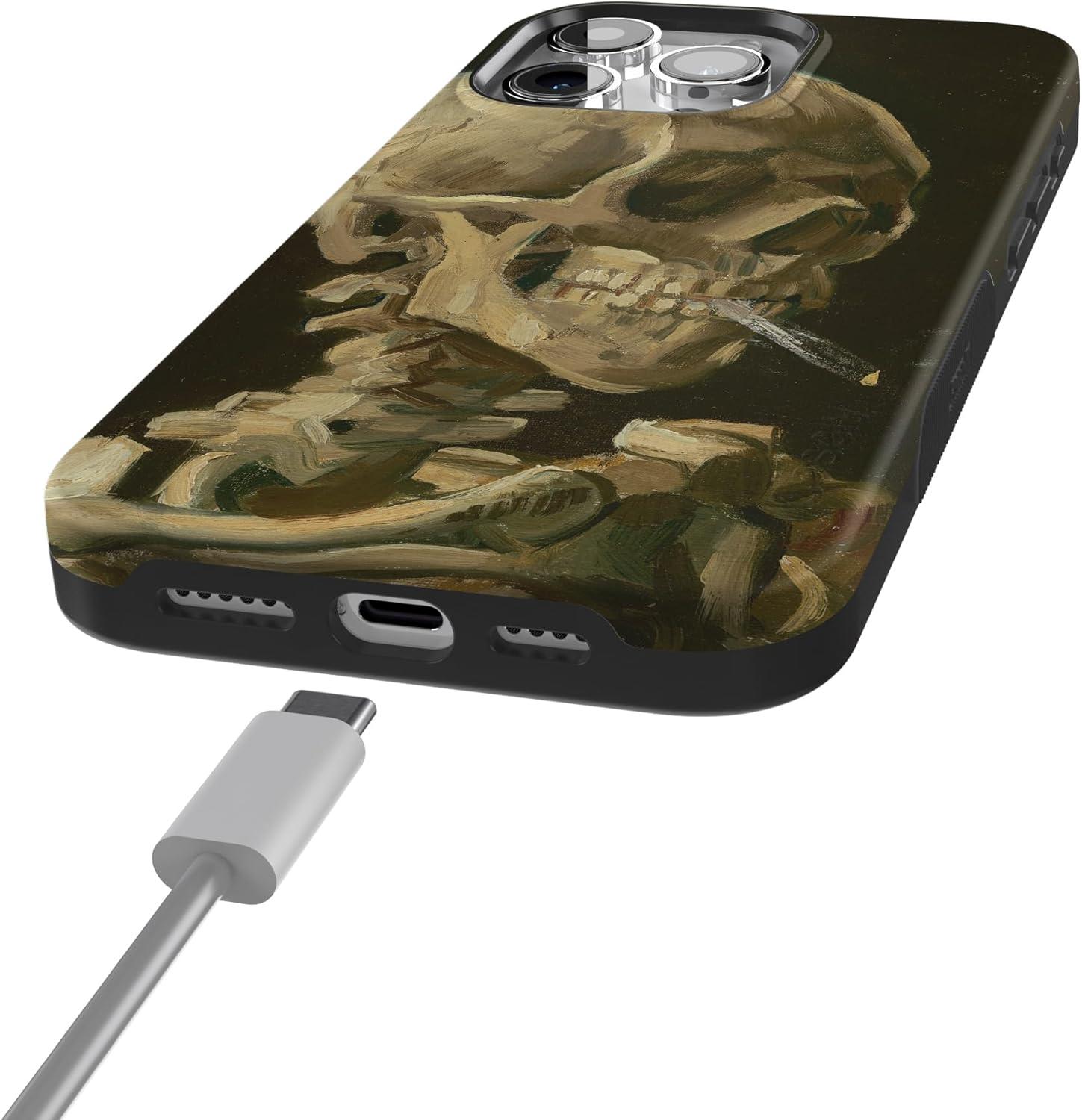 imageCasely iPhone 15 Pro Case  Keep It Classic  Crayola Crayon Box  Bold Protective Design  Compatible with MagSafeVan Gogh  After Hours  Skeleton