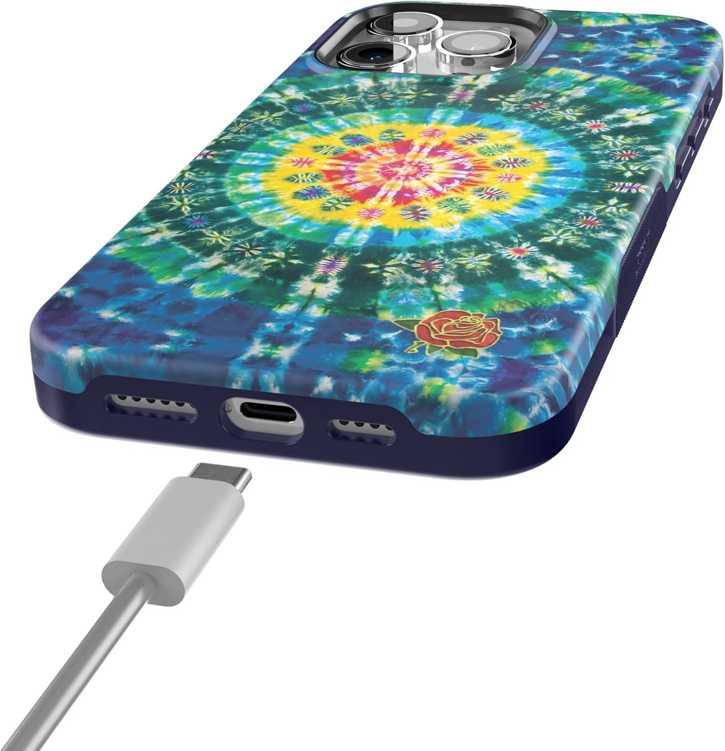 imageCasely iPhone 15 Pro Case  Keep It Classic  Crayola Crayon Box  Bold Protective Design  Compatible with MagSafeVeneta Tapestry  Grateful Dead Tie Dye