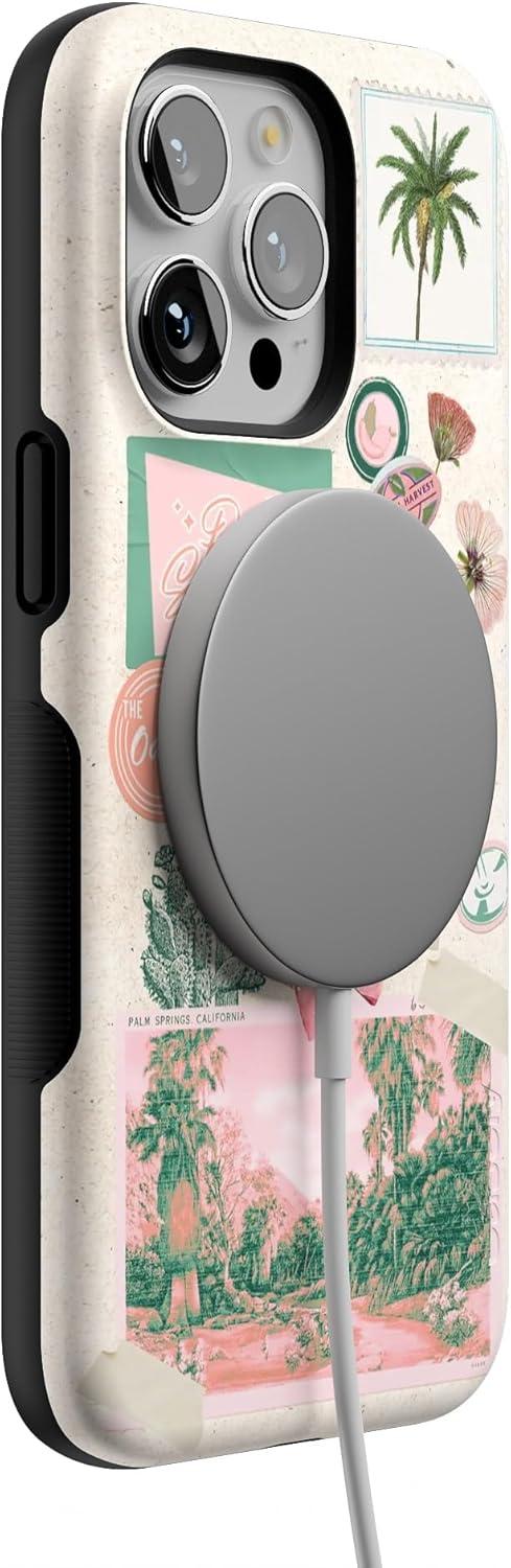 imageCasely iPhone 15 Pro Case  Keep It Classic  Crayola Crayon Box  Bold Protective Design  Compatible with MagSafeVintage Vacay  FashionPass x Casely Case