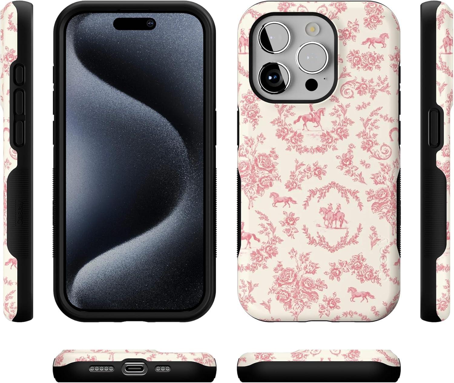 imageCasely iPhone 15 Pro Case  Keep It Classic  Crayola Crayon Box  Bold Protective Design  Compatible with MagSafeWestern Bloom  Jenna Palek x Casely