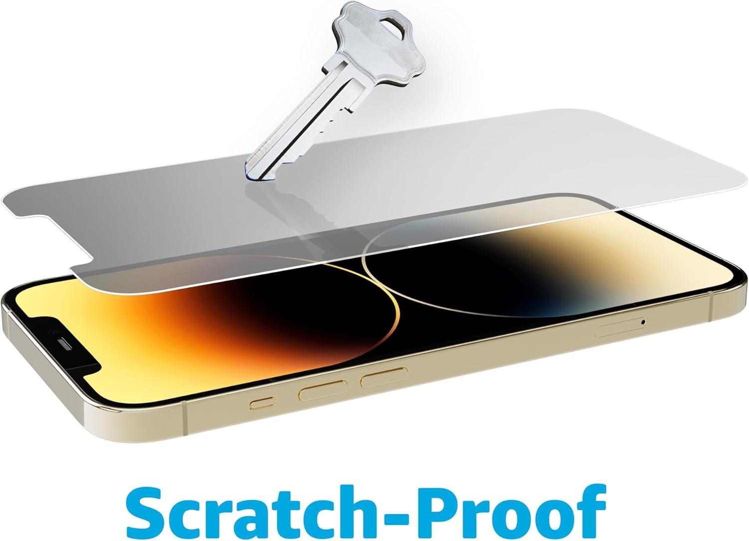 imageCasely iPhone 15 Pro Privacy Glass  AntiSpy Tempered Glass Screen ProtectoriPhone 12 Pro Max