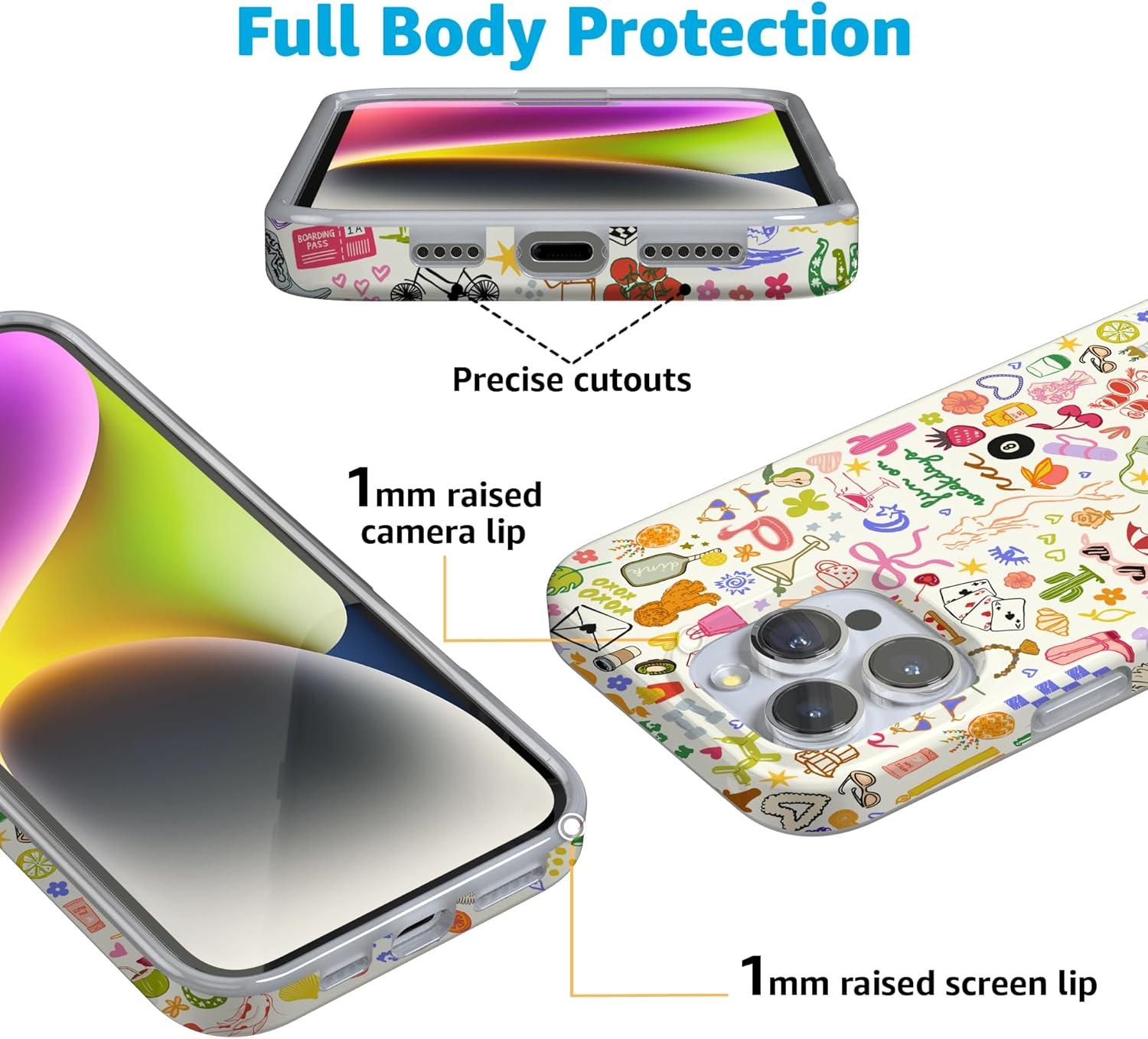 imageCasely iPhone 16 Pro Case  Glitter Mystic Moss  Green Enchanted Shimmer  Compatible with MagSafe  Classic UltraSlim Case DesignAll the Fun Things  Fun on Weekdays