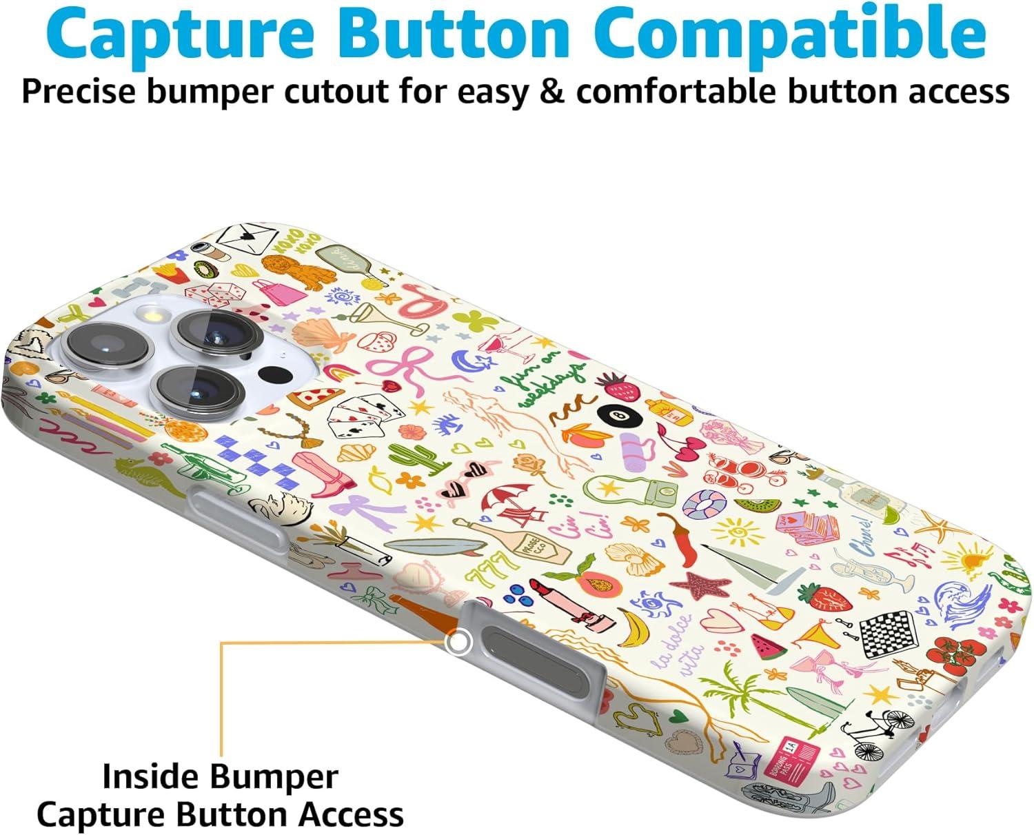 imageCasely iPhone 16 Pro Case  Glitter Mystic Moss  Green Enchanted Shimmer  Compatible with MagSafe  Classic UltraSlim Case DesignAll the Fun Things  Fun on Weekdays