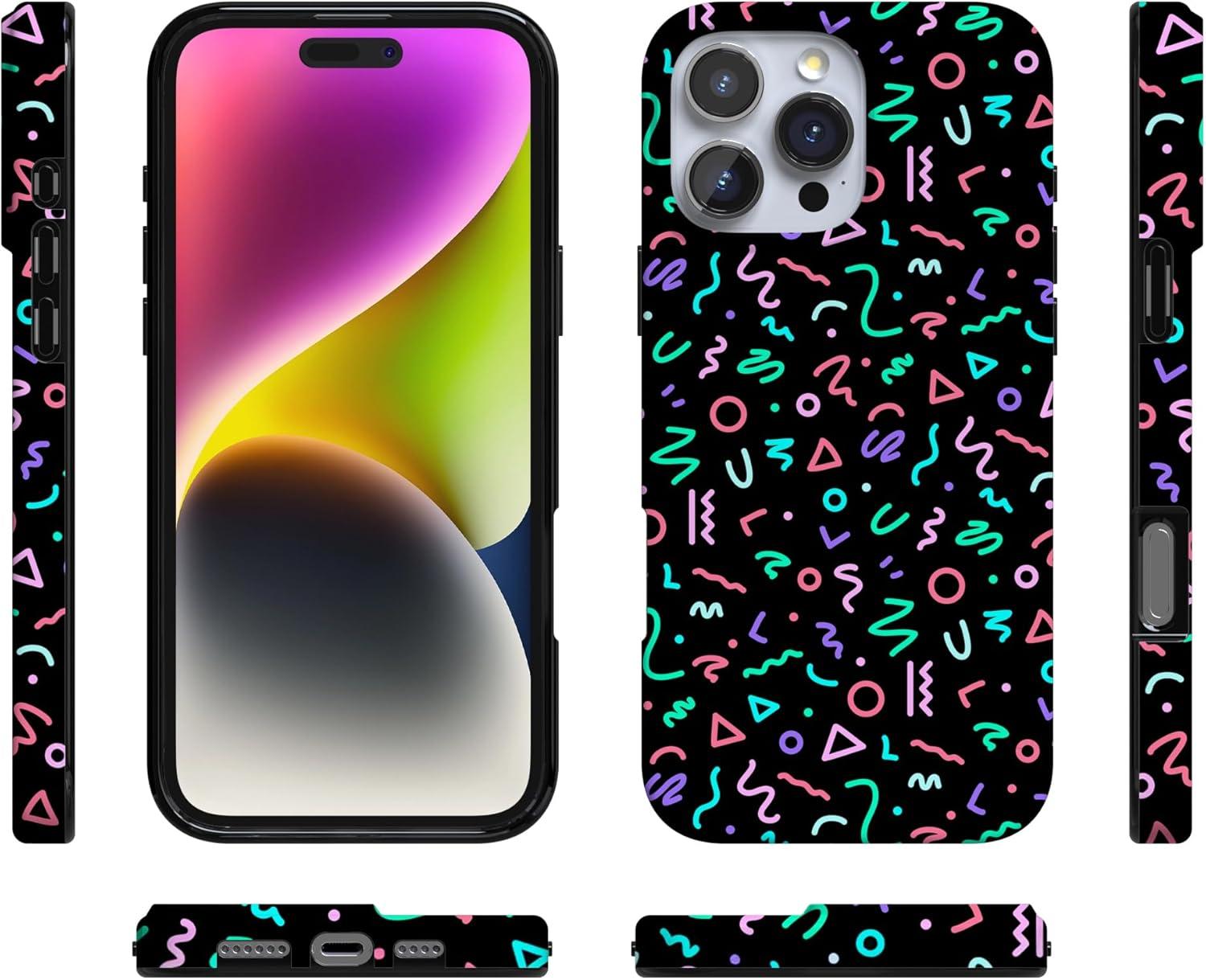 imageCasely iPhone 16 Pro Case  Glitter Mystic Moss  Green Enchanted Shimmer  Compatible with MagSafe  Classic UltraSlim Case DesignAlways Vibing  Retro