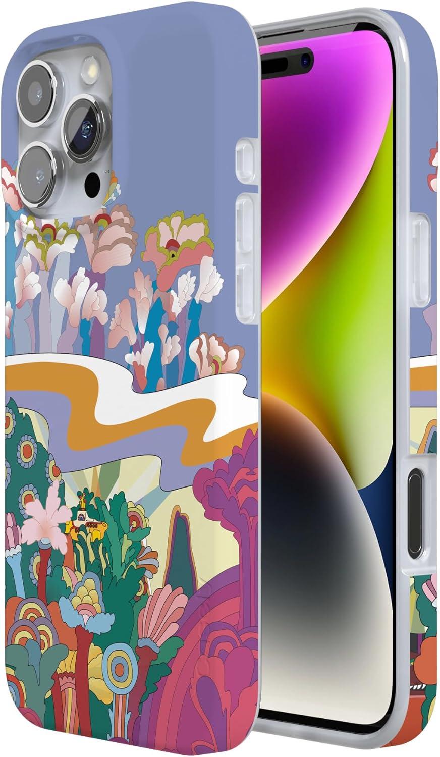 imageCasely iPhone 16 Pro Case  Glitter Mystic Moss  Green Enchanted Shimmer  Compatible with MagSafe  Classic UltraSlim Case DesignBeneath the Waves  The Beatles Yellow Submarine