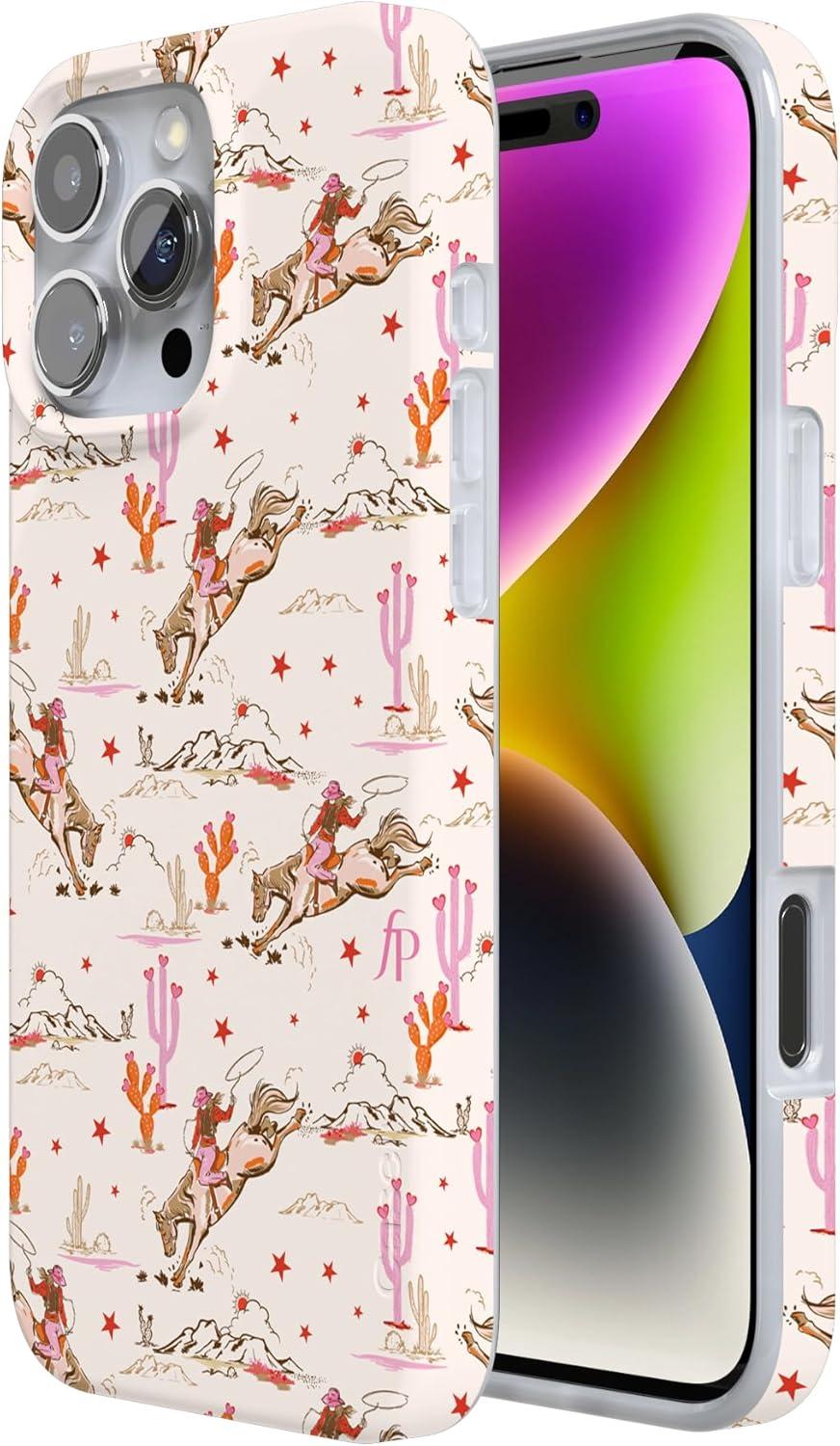 imageCasely iPhone 16 Pro Case  Glitter Mystic Moss  Green Enchanted Shimmer  Compatible with MagSafe  Classic UltraSlim Case DesignCowgirl Canyon  FashionPass x Casely