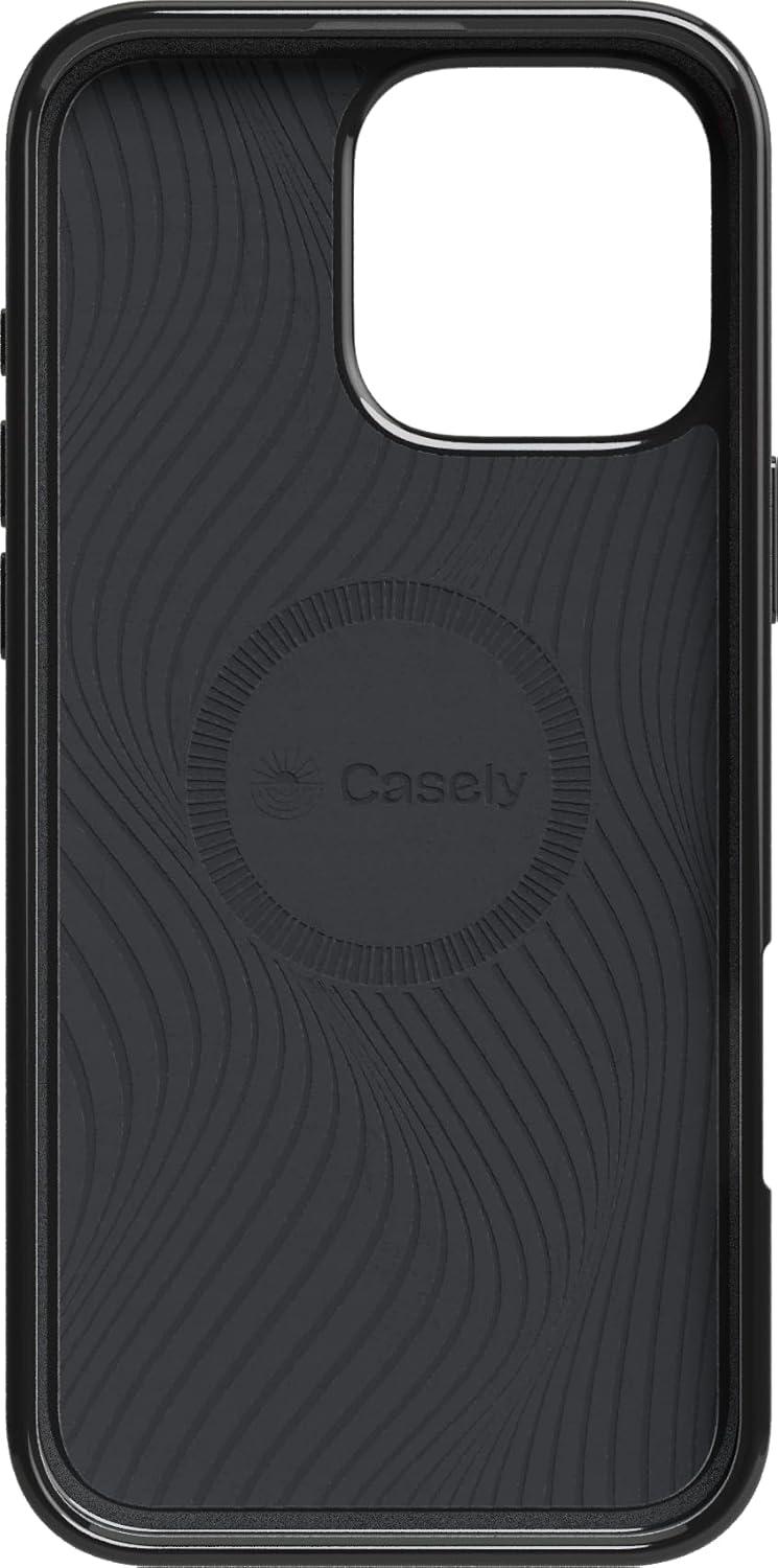 imageCasely iPhone 16 Pro Case  Glitter Mystic Moss  Green Enchanted Shimmer  Compatible with MagSafe  Classic UltraSlim Case DesignCowgirl Envy  Cow Print