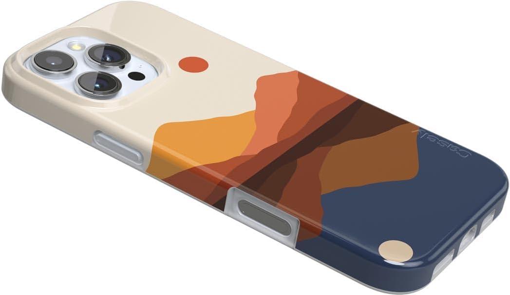 imageCasely iPhone 16 Pro Case  Glitter Mystic Moss  Green Enchanted Shimmer  Compatible with MagSafe  Classic UltraSlim Case DesignDay Night Colorblock Mountains  Opposites Attract