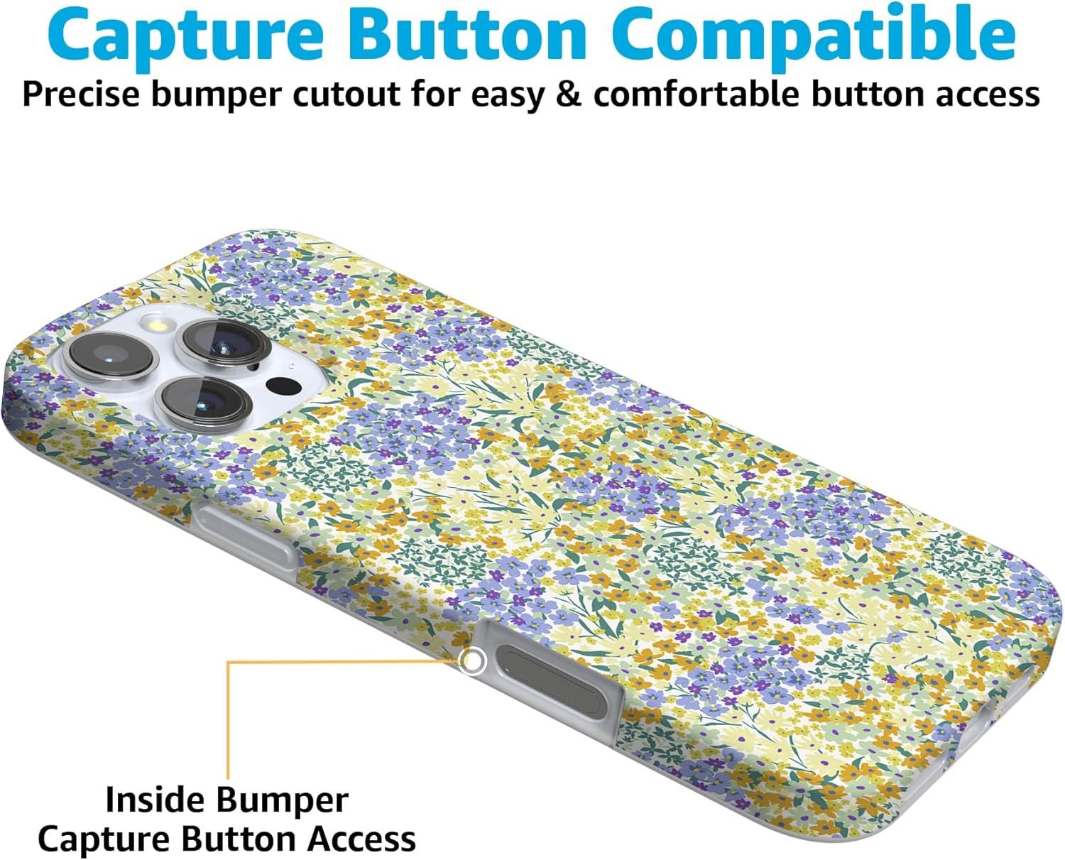 imageCasely iPhone 16 Pro Case  Glitter Mystic Moss  Green Enchanted Shimmer  Compatible with MagSafe  Classic UltraSlim Case DesignDream Garden  Cottagecore