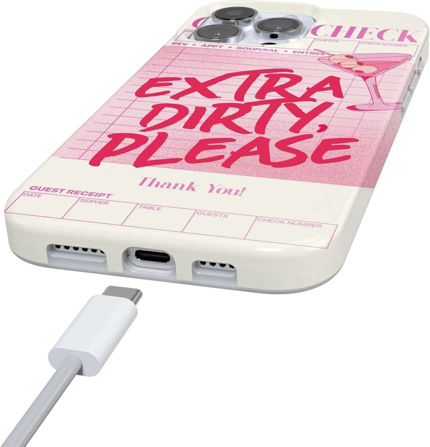 imageCasely iPhone 16 Pro Case  Glitter Mystic Moss  Green Enchanted Shimmer  Compatible with MagSafe  Classic UltraSlim Case DesignExtra Dirty Please  Fun on Weekdays