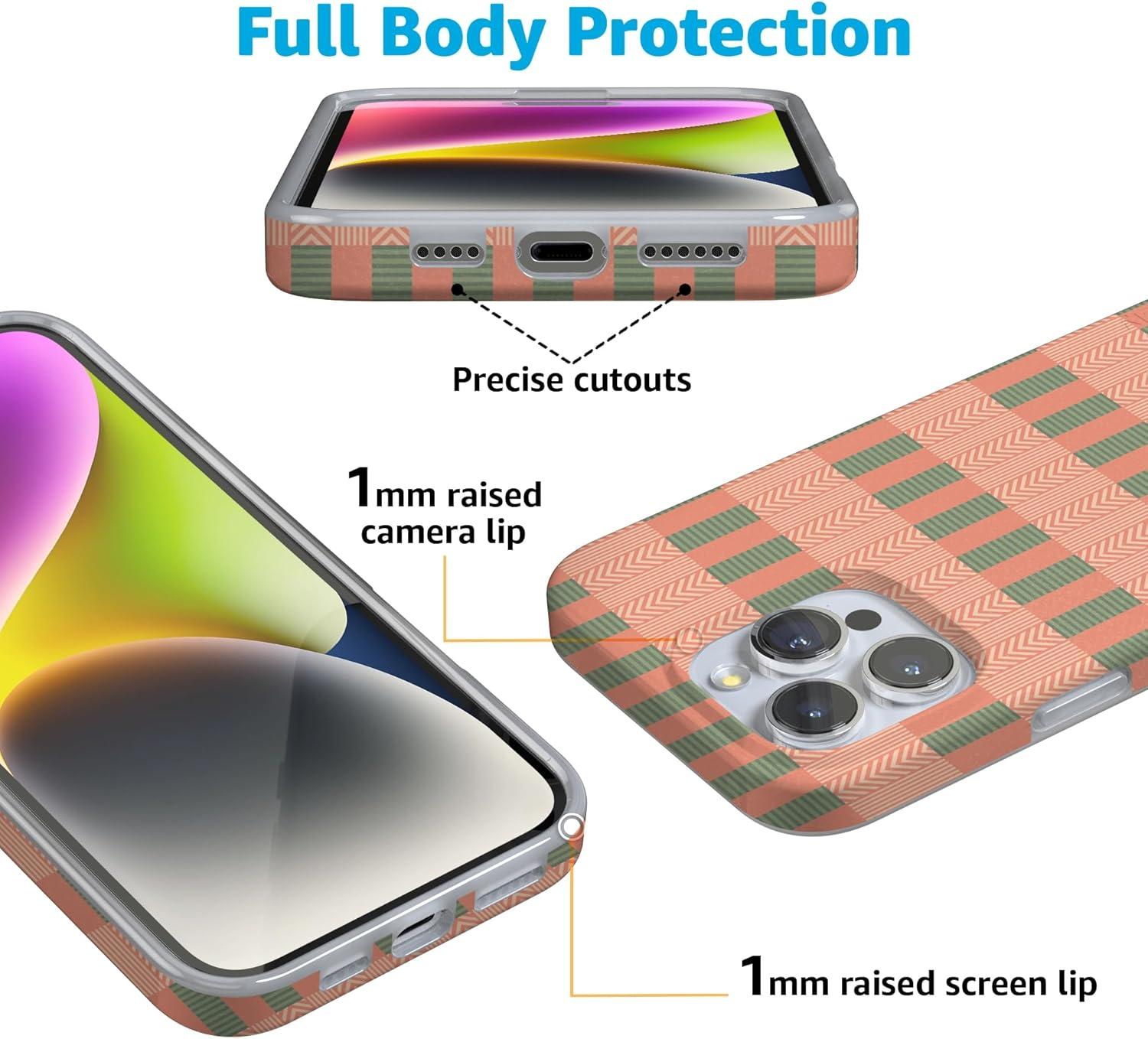 imageCasely iPhone 16 Pro Case  Glitter Mystic Moss  Green Enchanted Shimmer  Compatible with MagSafe  Classic UltraSlim Case DesignGrand Cabana  Palm Beach