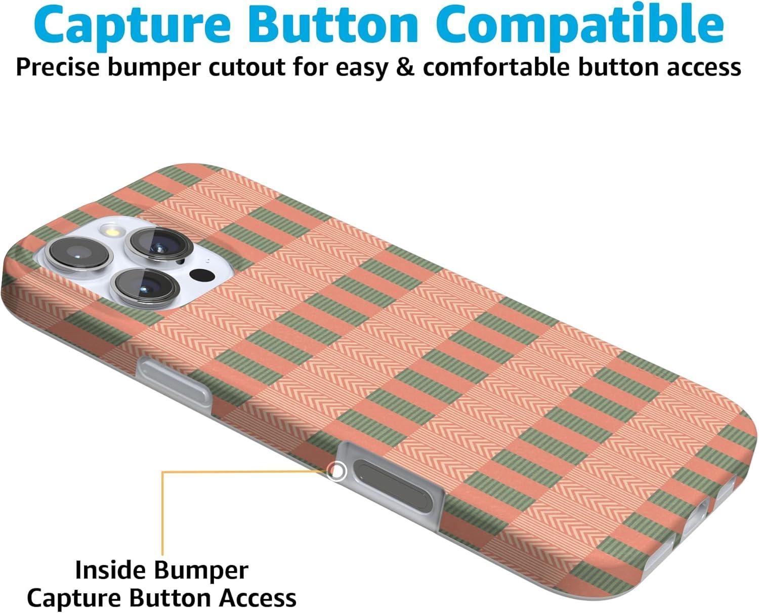 imageCasely iPhone 16 Pro Case  Glitter Mystic Moss  Green Enchanted Shimmer  Compatible with MagSafe  Classic UltraSlim Case DesignGrand Cabana  Palm Beach