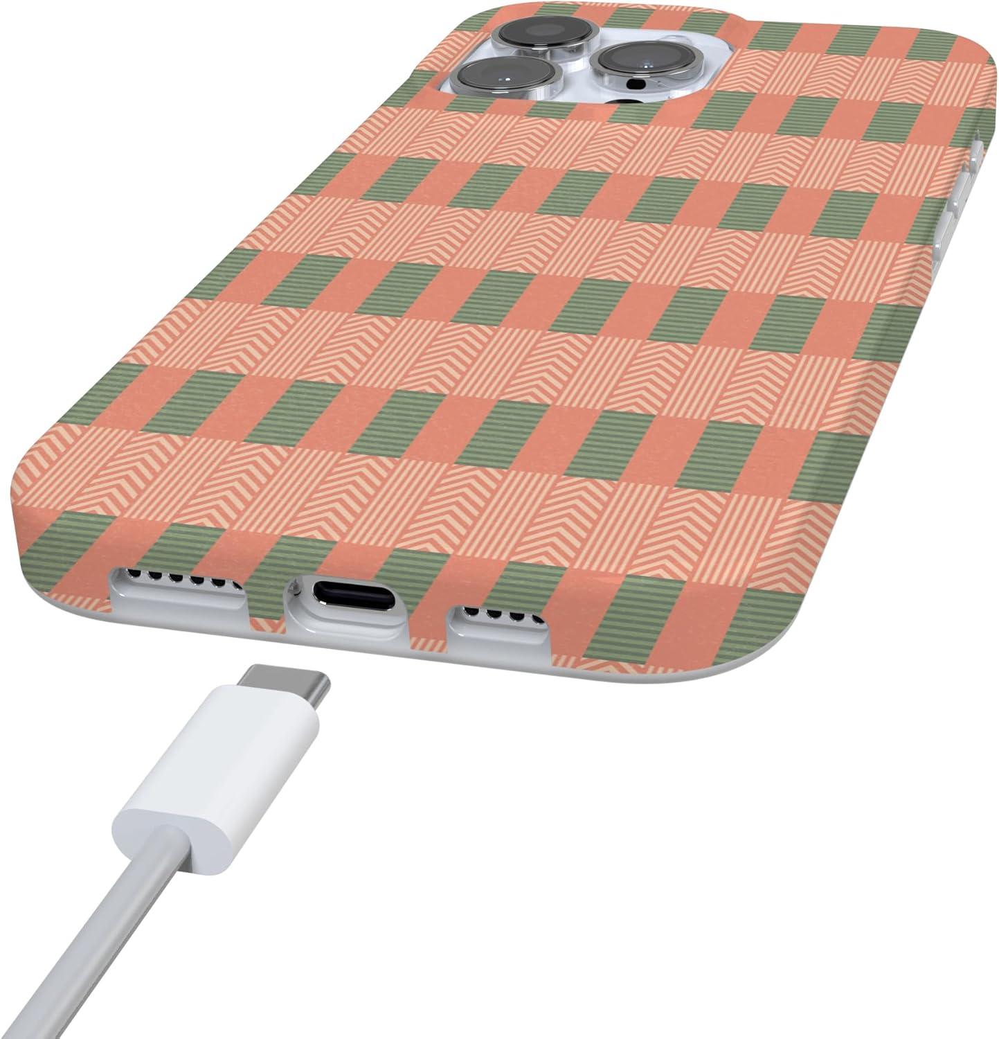 imageCasely iPhone 16 Pro Case  Glitter Mystic Moss  Green Enchanted Shimmer  Compatible with MagSafe  Classic UltraSlim Case DesignGrand Cabana  Palm Beach