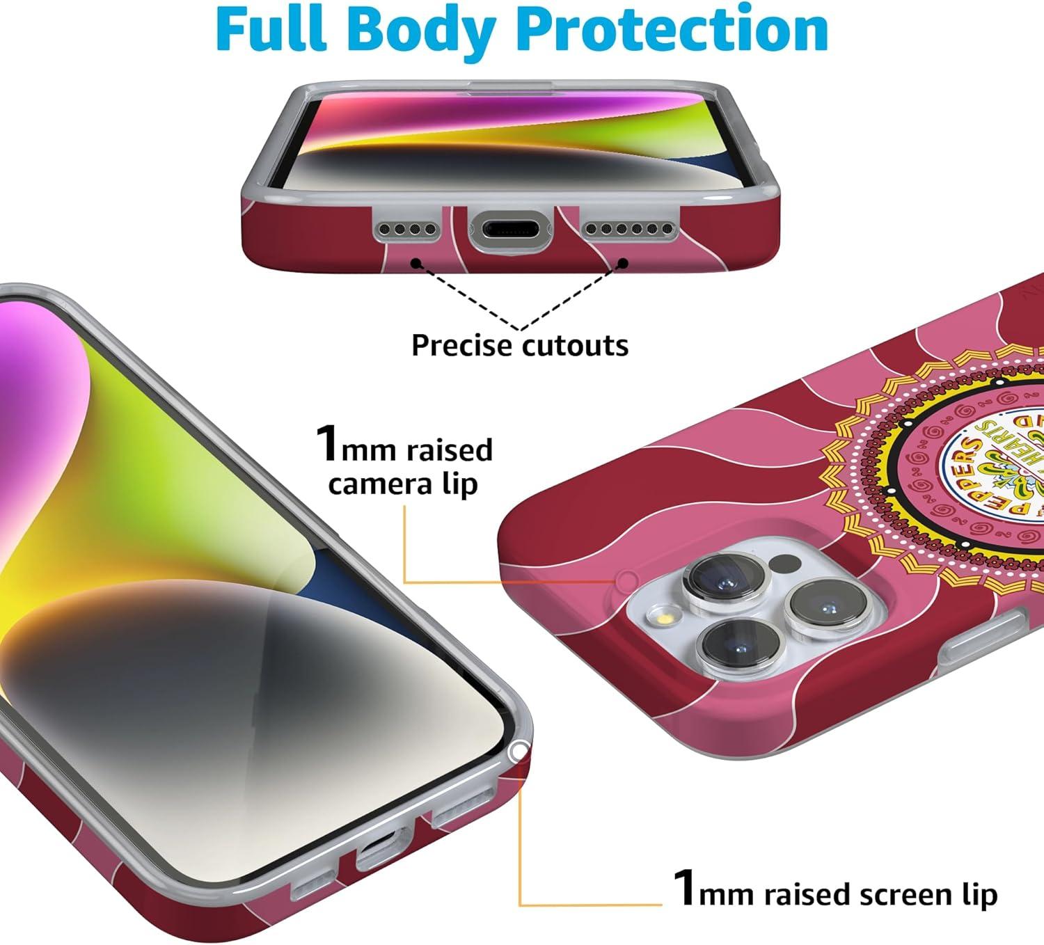 imageCasely iPhone 16 Pro Case  Glitter Mystic Moss  Green Enchanted Shimmer  Compatible with MagSafe  Classic UltraSlim Case DesignLonely Hearts Club  The Beatles Sgt Peppers