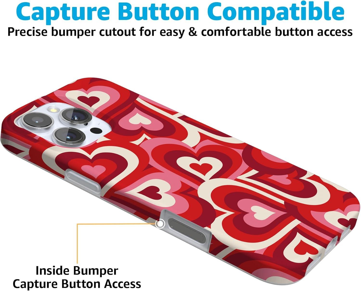 imageCasely iPhone 16 Pro Case  Glitter Mystic Moss  Green Enchanted Shimmer  Compatible with MagSafe  Classic UltraSlim Case DesignLove Song Remix  Ombre Hearts