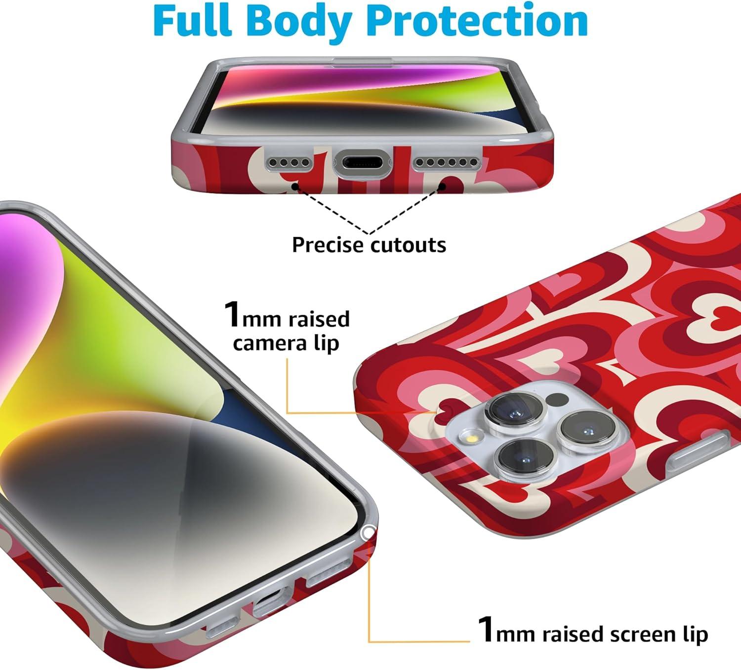 imageCasely iPhone 16 Pro Case  Glitter Mystic Moss  Green Enchanted Shimmer  Compatible with MagSafe  Classic UltraSlim Case DesignLove Song Remix  Ombre Hearts