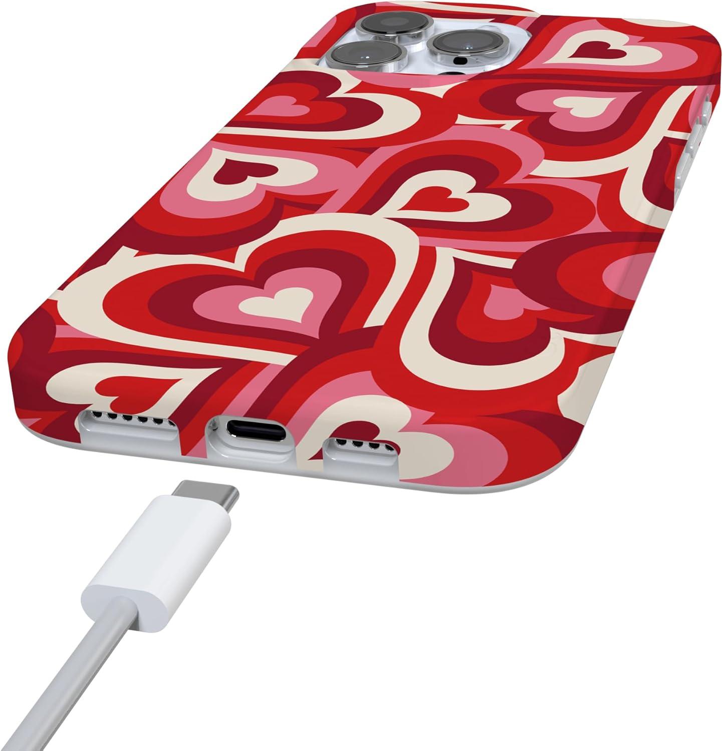 imageCasely iPhone 16 Pro Case  Glitter Mystic Moss  Green Enchanted Shimmer  Compatible with MagSafe  Classic UltraSlim Case DesignLove Song Remix  Ombre Hearts