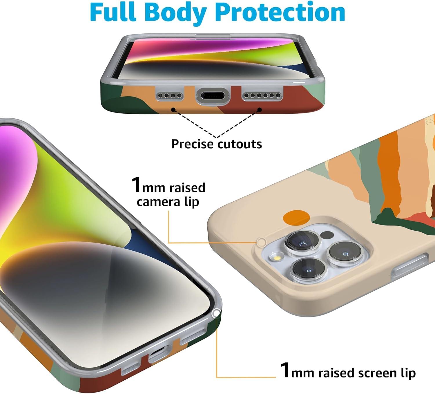 imageCasely iPhone 16 Pro Case  Glitter Mystic Moss  Green Enchanted Shimmer  Compatible with MagSafe  Classic UltraSlim Case DesignMagic Mountain  Colorblock