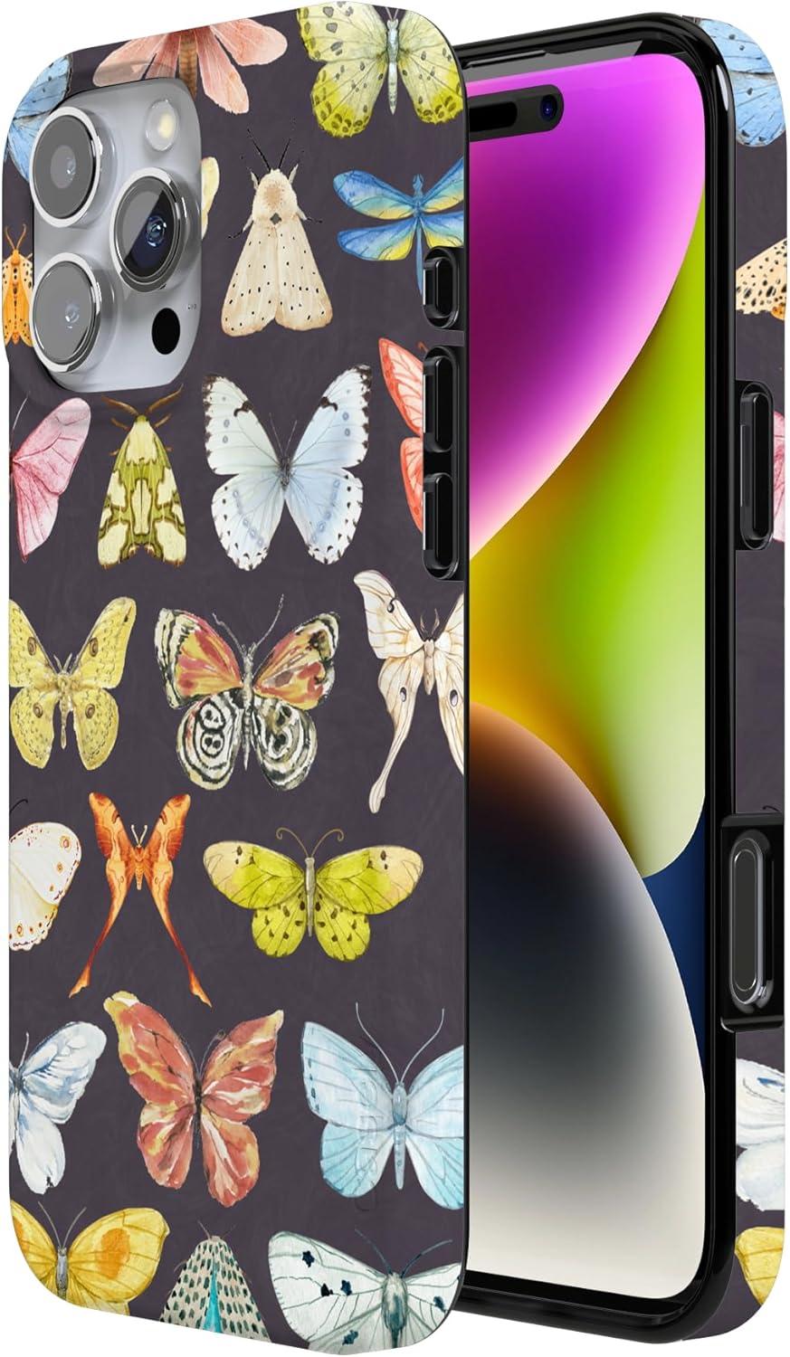 imageCasely iPhone 16 Pro Case  Glitter Mystic Moss  Green Enchanted Shimmer  Compatible with MagSafe  Classic UltraSlim Case DesignMidnight Monarch  Jenna Palek x Casely