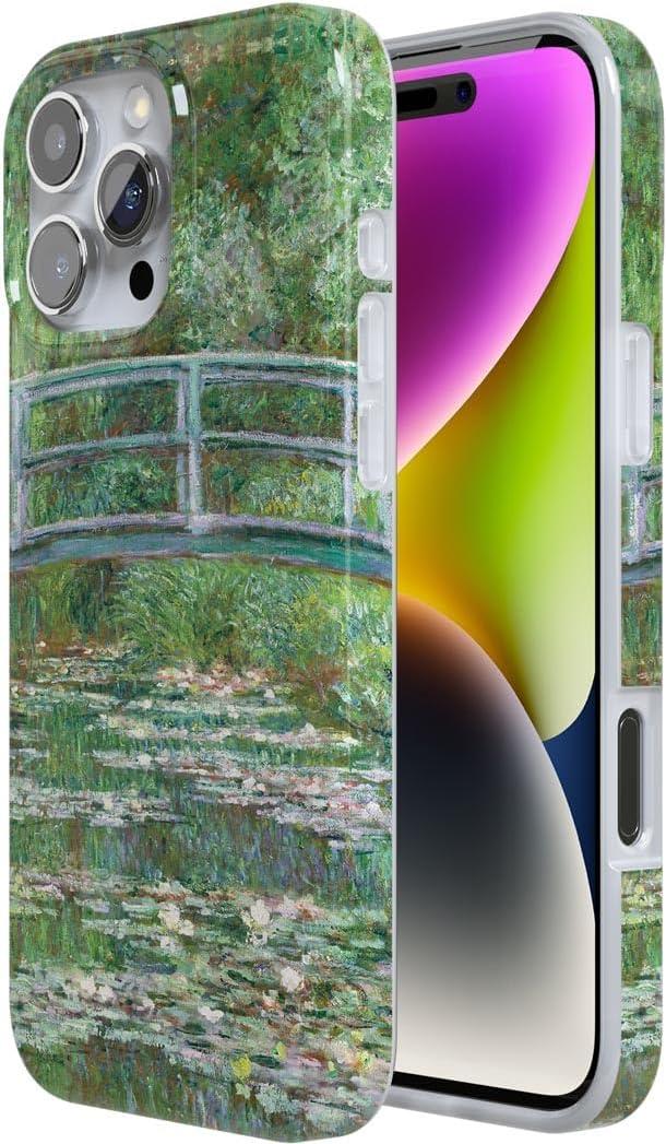 imageCasely iPhone 16 Pro Case  Glitter Mystic Moss  Green Enchanted Shimmer  Compatible with MagSafe  Classic UltraSlim Case DesignMonets Bridge