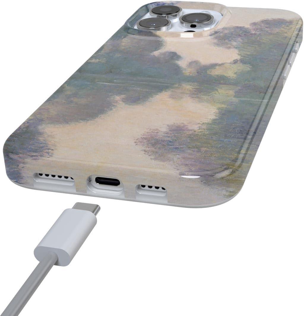 imageCasely iPhone 16 Pro Case  Glitter Mystic Moss  Green Enchanted Shimmer  Compatible with MagSafe  Classic UltraSlim Case DesignMonets Morning