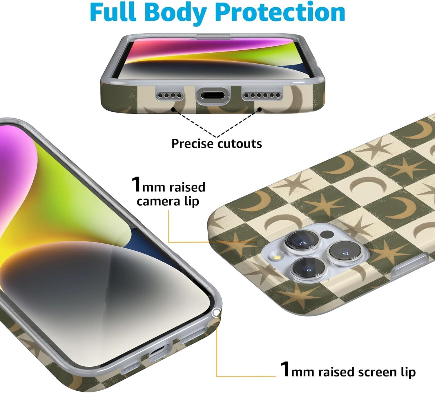 imageCasely iPhone 16 Pro Case  Glitter Mystic Moss  Green Enchanted Shimmer  Compatible with MagSafe  Classic UltraSlim Case DesignMystic Moonstar  Green Celestial