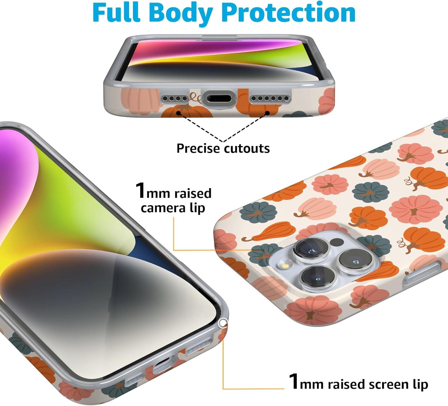 imageCasely iPhone 16 Pro Case  Glitter Mystic Moss  Green Enchanted Shimmer  Compatible with MagSafe  Classic UltraSlim Case DesignOh My Gourd  Pumpkin Patch