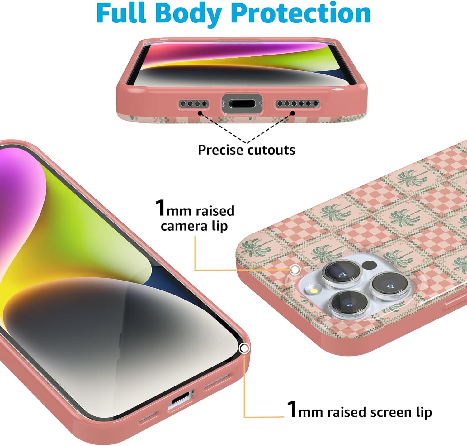 imageCasely iPhone 16 Pro Case  Glitter Mystic Moss  Green Enchanted Shimmer  Compatible with MagSafe  Classic UltraSlim Case DesignPalm Beach  The Social Club