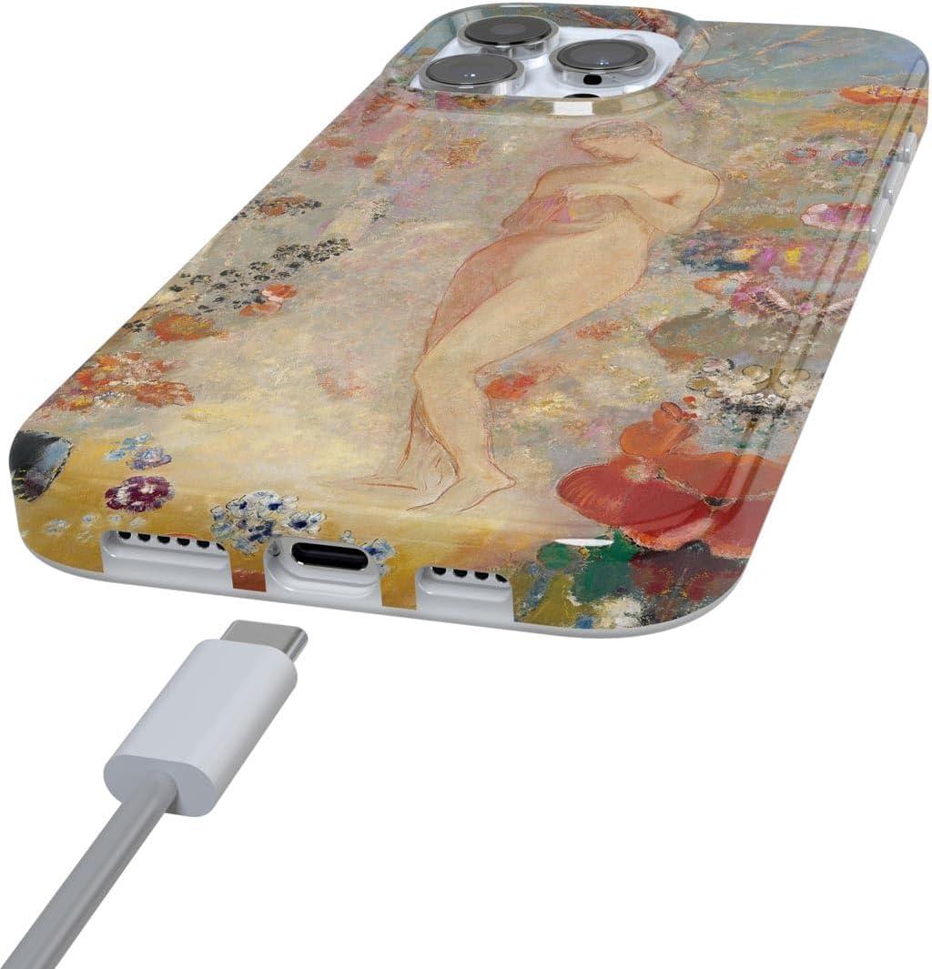 imageCasely iPhone 16 Pro Case  Glitter Mystic Moss  Green Enchanted Shimmer  Compatible with MagSafe  Classic UltraSlim Case DesignPandora