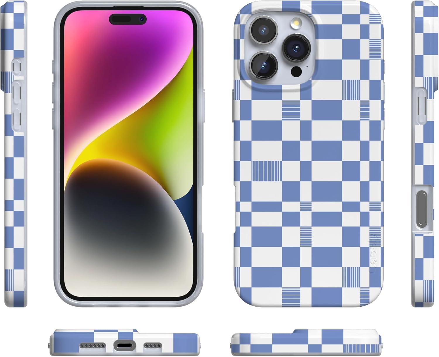 imageCasely iPhone 16 Pro Case  Glitter Mystic Moss  Green Enchanted Shimmer  Compatible with MagSafe  Classic UltraSlim Case DesignReality Check  Periwinkle