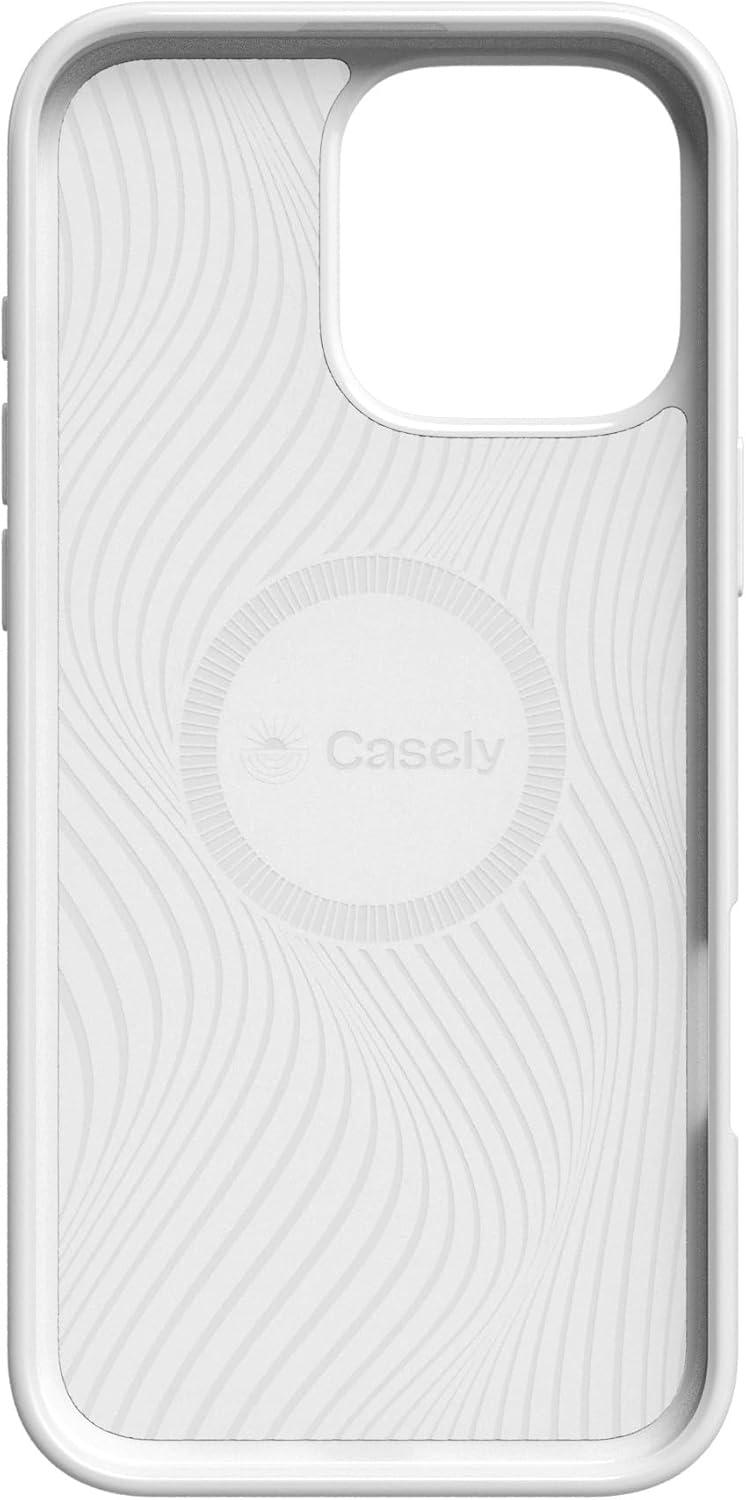 imageCasely iPhone 16 Pro Case  Glitter Mystic Moss  Green Enchanted Shimmer  Compatible with MagSafe  Classic UltraSlim Case DesignRide The Wave  Pastel Rainbow Lined