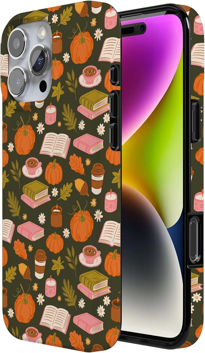 imageCasely iPhone 16 Pro Case  Glitter Mystic Moss  Green Enchanted Shimmer  Compatible with MagSafe  Classic UltraSlim Case DesignSmall Town Magic  Fall Faves