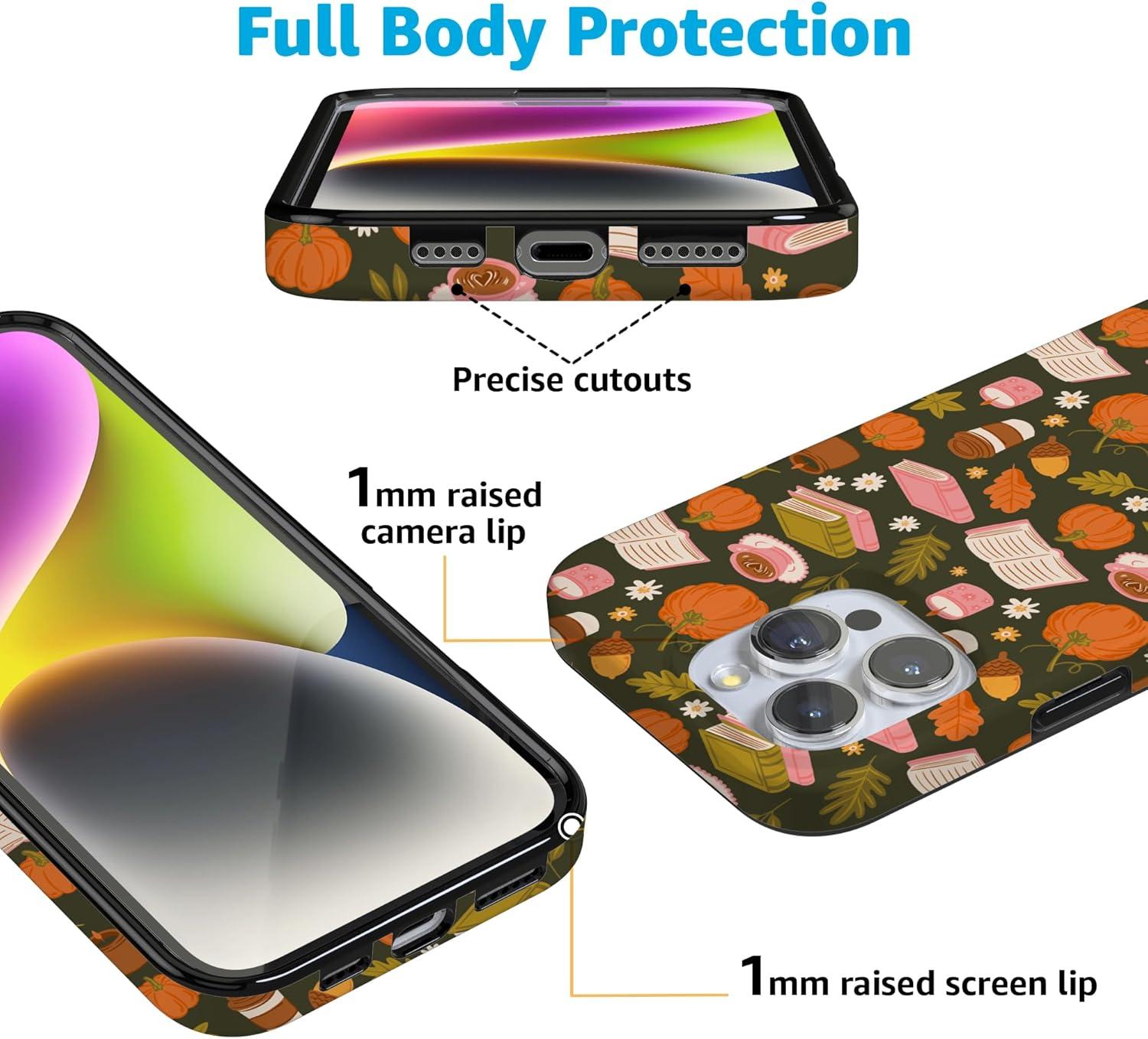 imageCasely iPhone 16 Pro Case  Glitter Mystic Moss  Green Enchanted Shimmer  Compatible with MagSafe  Classic UltraSlim Case DesignSmall Town Magic  Fall Faves